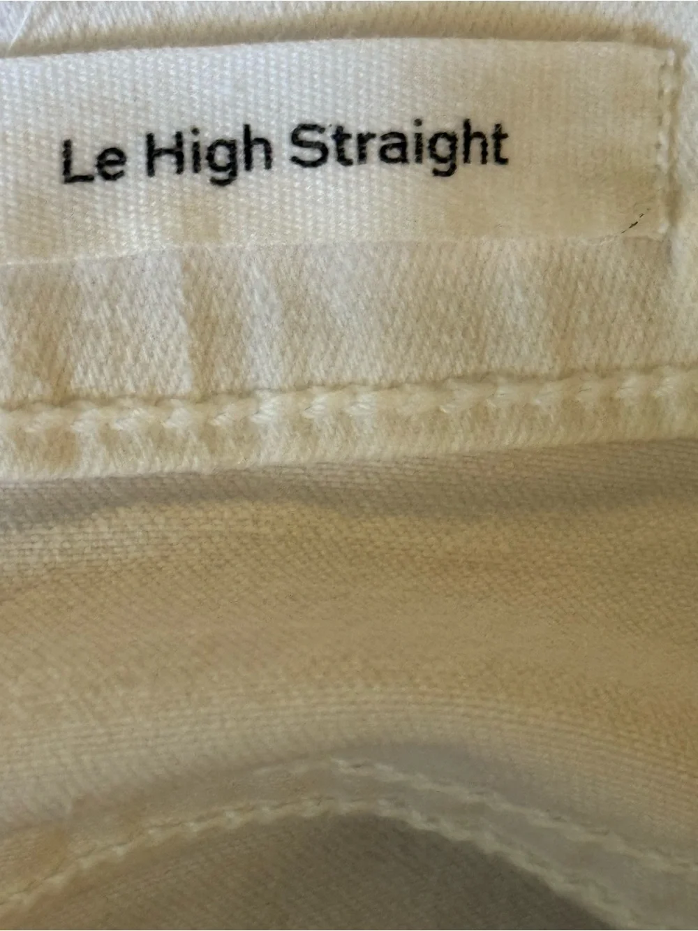 FRAME Le High Straight White Jeans SIZE 26